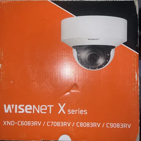 Hanwha Vision XND-6083RV 2 Megapixel IR Indoor Vandal Dome AI Camera Network