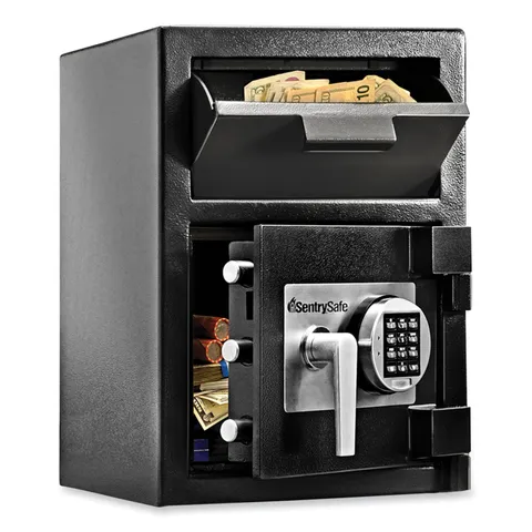 Digital Depository Safe Large 0.94 cu ft 14w x 15.6d x 20h Black DH074E