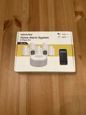Tolviviov Alarm Wireless Home Security System V1 8 Piece Kit New Open Box Safety