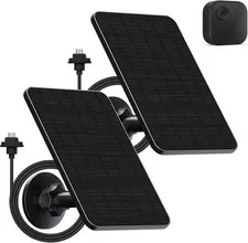 Solar Panel Blink Camera Outdoor,Outdoor Security Camera 2 Pack Solar Panel