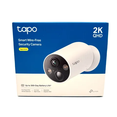 TP-Link 2kQHD Smart Wire Free Security Camera - Tapo C425 (White)