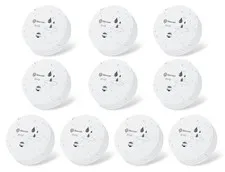 10 Pack Water Leak Detectors, 100dB Water Sensor Alarms Flood Detector for Ba...