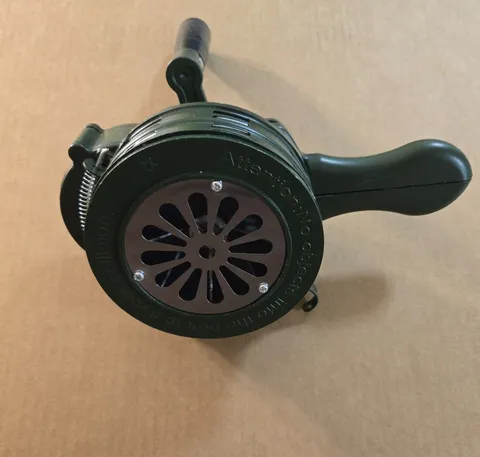 Handheld Air Raid Siren 110DB Manual Hand Crank Emergency Alarm Ships Same Day