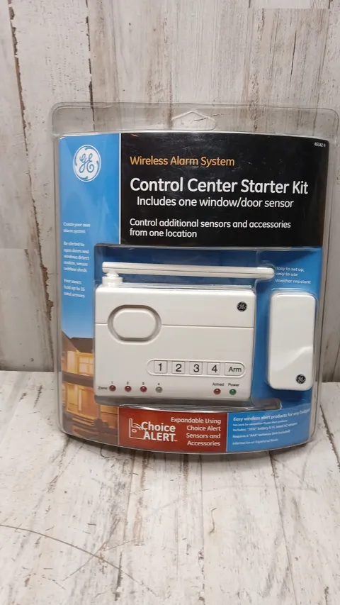 GE Wireless Alarm System Control Center Starter Kit  Choice Alert Security New