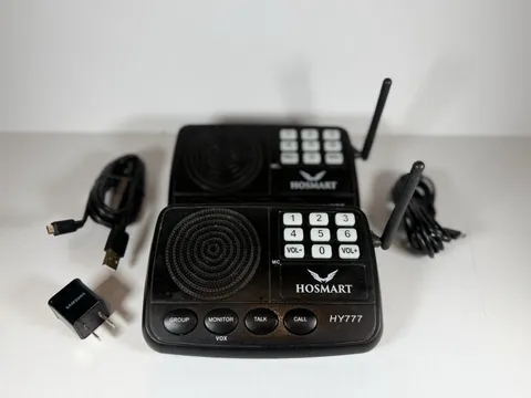 Lot of 2 Hosmart HY777 Wireless Home Intercom System