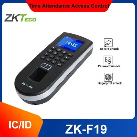 ZKTeco F19 Door Access Control Terminal TCP/IP Fingerprint Attendance Time Clock