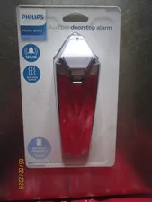 Philips Audible Doorstop Alarm Home Alerts 120 dB Anti-Skid Surface NIP