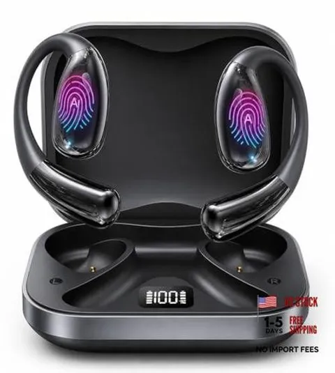 AI Translation Earbuds Real-Time, Video and Call Translation, AI Dark Black