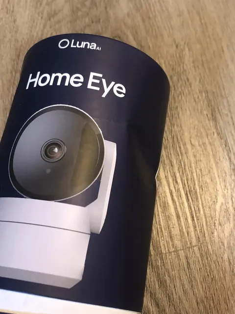 Luna Home Eye Security Camera White and Black With Box