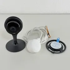 Nest Cam Indoor Security Cameras A0005 w/Stand, Cord & magnetic base