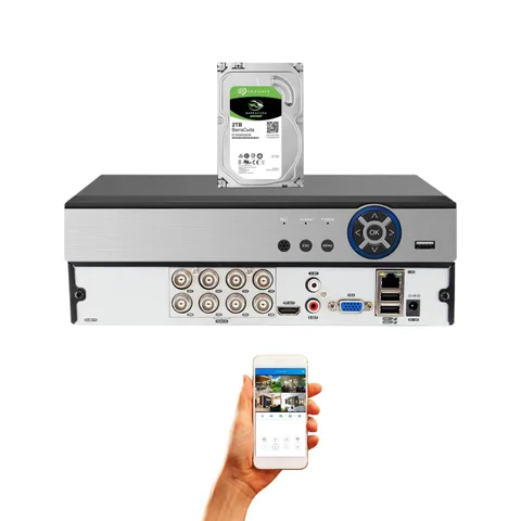 Evertech 8 Channel CCTV Surveillance Security System Video Recorder 1080P HD ...