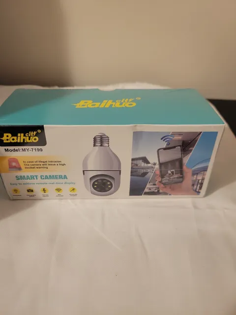 Baihuo city MY-7199 Wi-Fi 1080p Smart Bulb Camera White Indoor/Outdoor