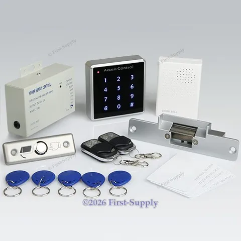 DIY Full Complete RFID Door Access Control Kit Set With Electric Strike Lock NEW