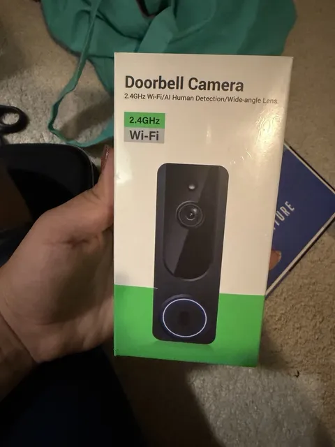 1080p WiFi Video Doorbell Camera Wireless Battery AI Motion 2 Way Talk