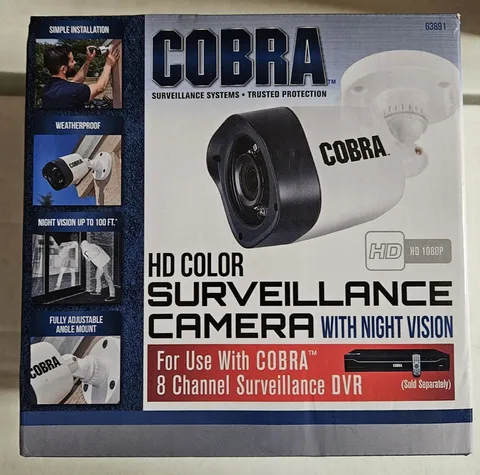 Cobra 1080p HD Surveillance Security Camera 63891 Brand New Sealed