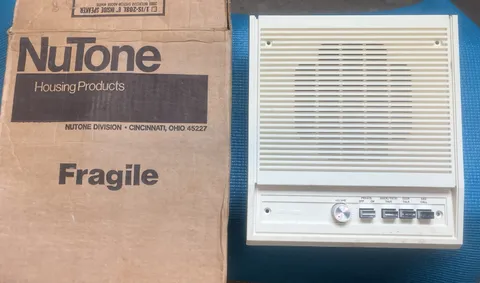 Brand New NOS NuTone IS-408L  8" Indoor Intercom Speaker with Rough In Trim