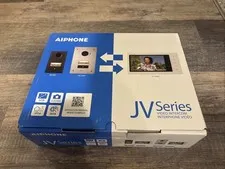 Aiphone JV Series JVS-1V Video Intercom Kit, 7in LCD, Surface-Mount, NIB