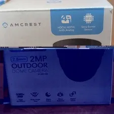 Amcrest AF-2MDT-28B Outdoor Dome Analog Camera 1080p Night Vision 2.8mm
