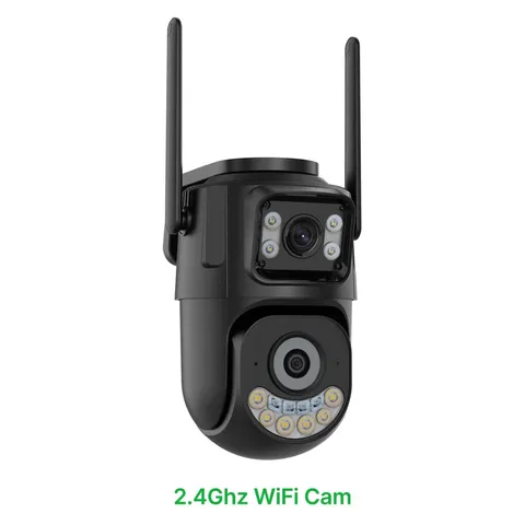 External Wifi PTZ Camera Dual Lens 2.4Ghz&5Ghz Wifi Outdoor