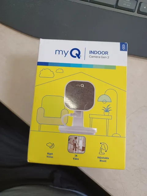 MyQ Smart Indoor Camera, Style Gen 2 Color White 141-4369-000