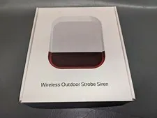 NEW NEVER USED iGet Security Wireless Outdoor Strobe Siren (303)