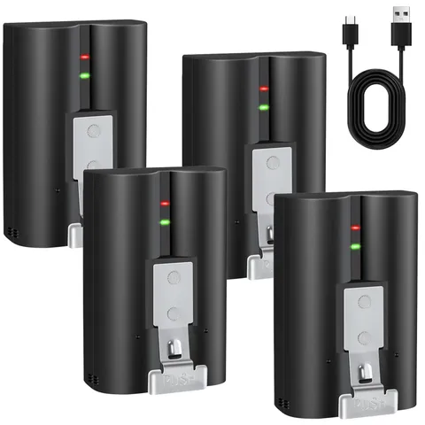 4X Replace V4 Ring Battery For Ring Doorbell Plus 5F77E9,Video Doorbell 2/3/4 US