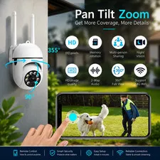 2.4G WiFi Security Camera Night Vision 2MP 1080P HD Wireless IP Camera 360 Rotat