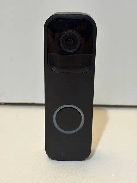Blink Smart Wi-Fi Video Doorbell Wired/Battery 2 Way Audio with Alexa Black USED