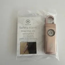 GAIAM Safety Alarm Personal Running Easy Pull Alarm Pink Rose Gold 1000 Ft NIOP