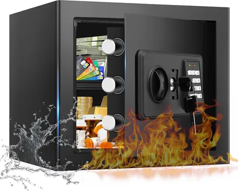 1.3 Cuft Small Fire Safe Home Anti-theft Fire Proof Safe Box W/ Digital Keypad