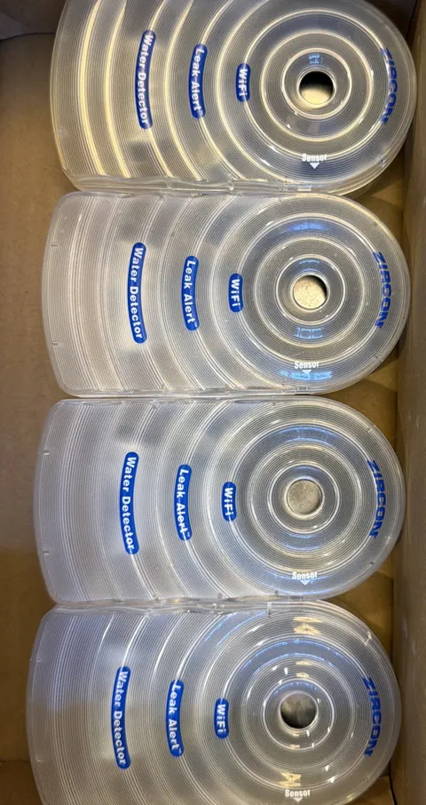 Zircon Leak Alert WiFi Smart Water Detector Audio&Visual Alerts Battery Included