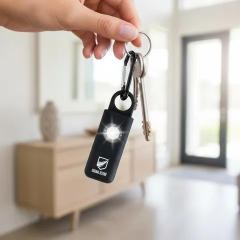 Siren Self-Defense Alarm 130dB Keychain with LED & Carabiner - Personal Safet...