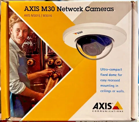 Axis M3015 Indoor/Outdoor Netowork Security Camera System - White, Pack of 1