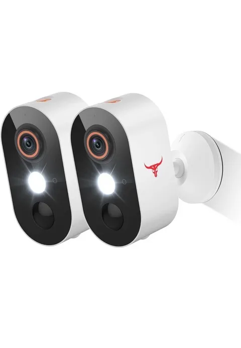 1080P Wireless Security Camera 2 Pack AI Human Detection Night Vision WiFiCamera