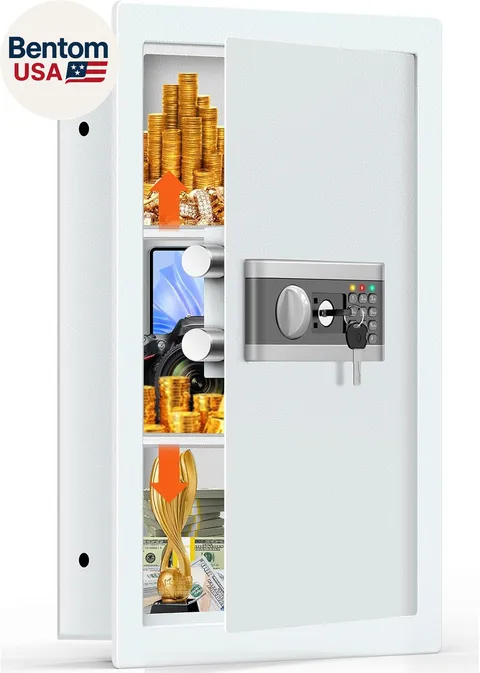 25.6" Tall Fireproof Wall Safes between the Studs 16" Centers, Hidden Wall Safe 
