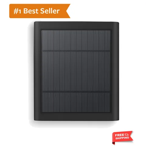 1 Pack 4W Solar Charger for Ring Spotlight & Stick Up Outdoor Cam, Black, Hig...