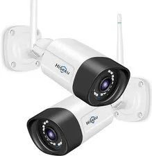 Hiseeu 2PCS 5MP, 2-Way Audio Cameras for Home Security, Outdoor Surveillance Cam