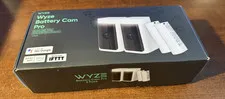 Wyze Battery Cam Pro 2-Pack - 2K HDR Wireless Cameras w/ Mounts  