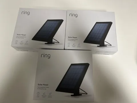 3x Ring Solar Panel (Compatible with Spotlight & Stick Up Cam Battery)