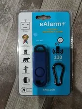 BASU eALARM+ Plus 130db Emergency Alarm for Personal Safety - Blue - BRAND NEW
