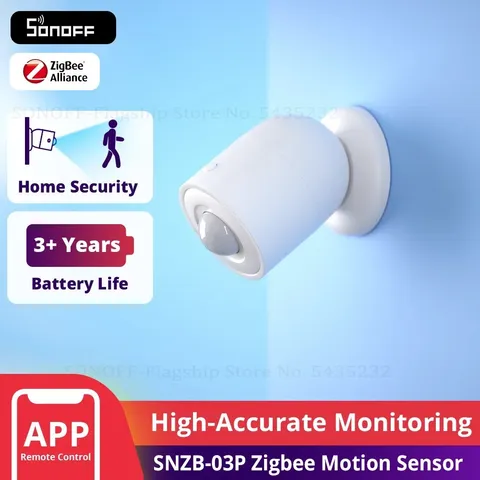 SONOFF SNZB-03P ZigBee Motion Sensor Smart Light Detection PIR Alarm eWeLink