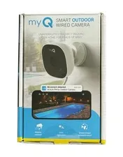 myQ Smart Outdoor Wired Camera 1080p Weatherproof Wi-Fi  2-Way ~ NEW (Sealed)