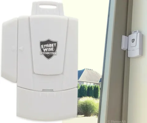 2-Pack Mini Window Alarm with Disarm Key