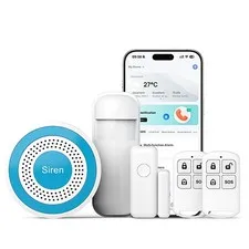 Home Security System with Smart Life or Tuya Instant App Alerts and Instant A...