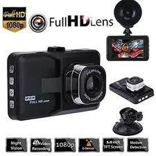 3.0" Vehicle 1080P Car DVR Dashboard 32GB DVR Camera Video Recorder Memory Ca...