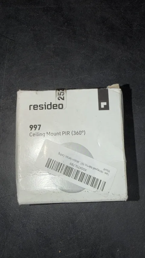 Resideo 997 Ceiling Mount PIR 360° Motion Detector Security Sensor New/Open Box