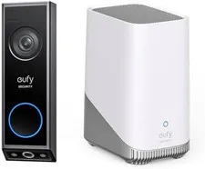 Eufy Security Video Doorbell E340 (With Homebase 3), 2K Full HD Dual Cameras&Hea