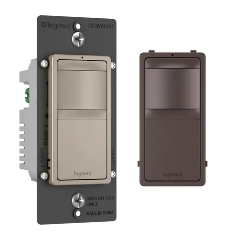 Radiant Occupancy Sensor Switch, Nickel, Dark Bronze 1 Pack