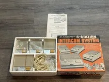 Vintage Archer 4 Station Intercom System Radio Shack Cat No 43-216A