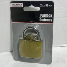 Tool Bench Hardware Padlocks w/ 3-Keys 2"